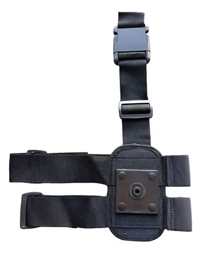 Muslera Semi Rígida Plataforma Pistolera De Cordura Premium Zurdo/diestro Negro