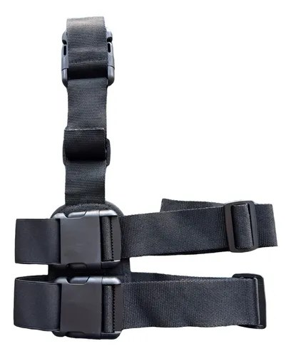 Muslera Semi Rígida Plataforma Pistolera De Cordura Premium Zurdo/diestro Negro - 2