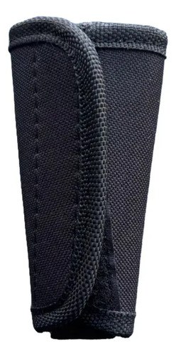 Porta Llave Policial Con Gancho- Cordura Con Abrojo Negro