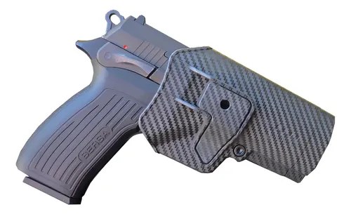 Funda Pistolera Nivel 2 Bersa Thunder Tpr9 Pro Carbono Boer Diestro Carbono - 3