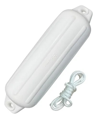 Defensa Nautica Importada Grande 51x23cm Barcos Lanchas Blanco
