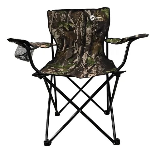 Sillon Silla Director Plegable Camo Con Posa Vaso Camping Camo