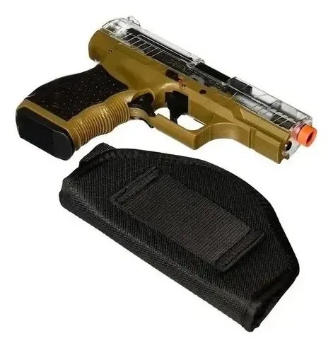 Pistola Crosman Airsoft Stinger P9t Funda Balines Kit - 2