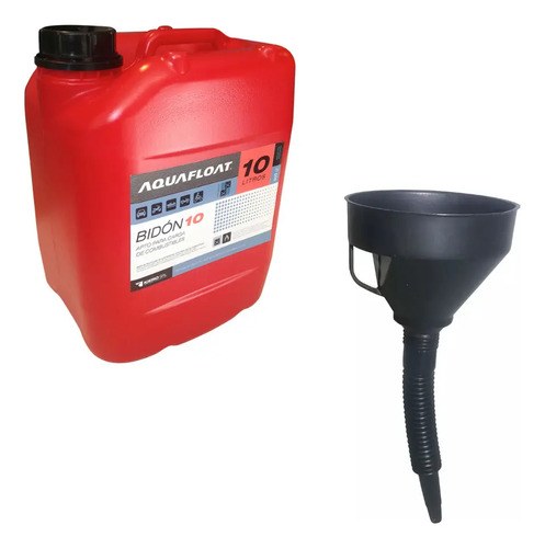 Bidón Combustible 10l Náutico Aquafloat Incluye Embudo Corrugado