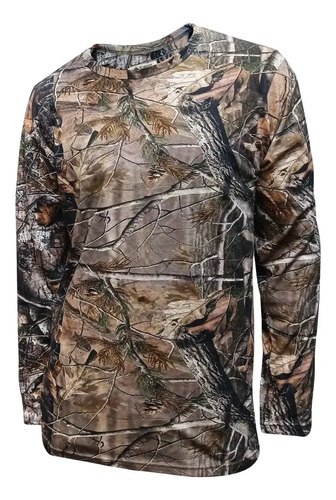 Remera Manga Larga Forest Camuflado Bosque Proteccion Uv +50 - 2