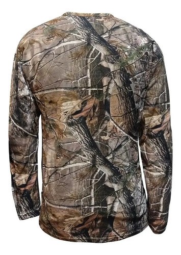 Remera Manga Larga Forest Camuflado Bosque Proteccion Uv +50 - 3