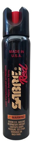 Gas Pimienta Paralizante Sabre Red Usa 92.4 Gr Autodefensa Negro