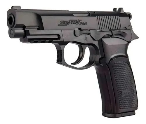 Pistola De Aire Comprimido Bersa Thunder 9 Pro A Co2 4.5mm Negro 114.3 Mm - 2