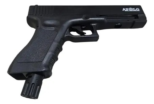 Pistola Disuasiva Glock 17 Co2 .50 Postas Defensa Apolo Negro 1270 Mm - 3