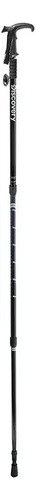 Baston Trekking Aluminio Senderismo Montaña Plegable Correa Color Negro 17869 - 2