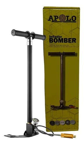 Inflador Rifle Pcp 4 Etapas Apolo Bomber Four Negro