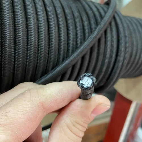 Shocord Cabo Soga Elastica Nautica 8mm X 1 Metros Negro - 3