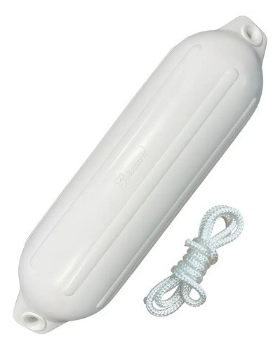 Defensa Nautica Importada Extra Extra Grande (xxl) 68x20cm Blanco