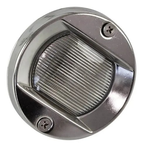 Luz De Popa De Embutir Náutica Redonda Acero Inox Easterner Blanco Cálido - 2