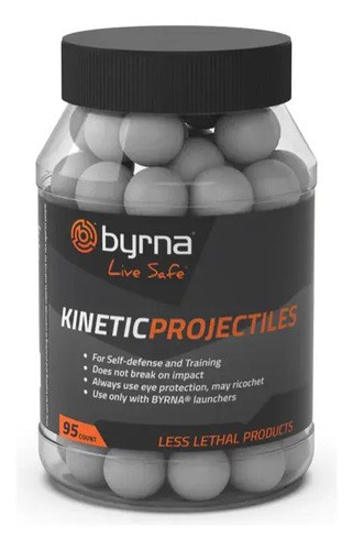 Postas Polimero Plastico Duro Proyectiles Byrna Kinetic 95u