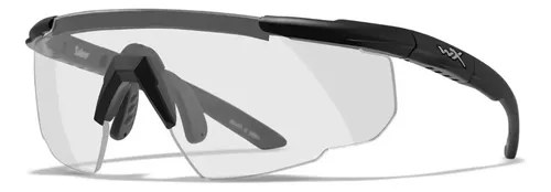 Anteojos Tácticos De Tiro Wiley X Saber Clear Blindados Saber Crear Negro