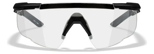 Anteojos Tácticos Wiley X Saber Blindados Tiro Dos En Uno Grey Clear - 2