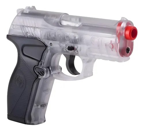 Pistola Semi Automática Crosman Airsoft C11 Velocidad 400 Fps Transparente 6 Mm