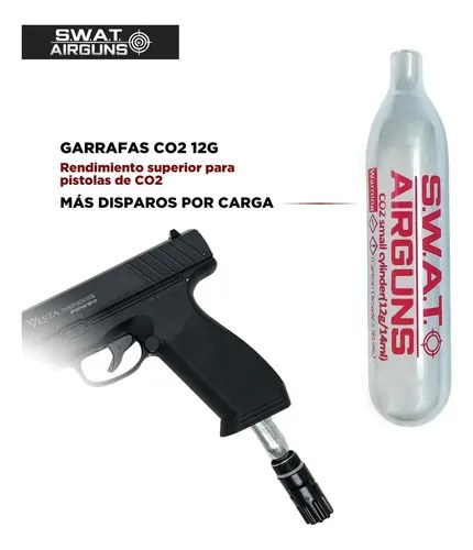Postas Vesta Defense X50 Polímero Balines + Garrafas Co2 12g - 3