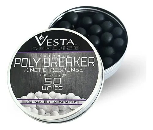 Pack X50 Postas Polímero Calibre .50 Vesta Disuasiva 19 J