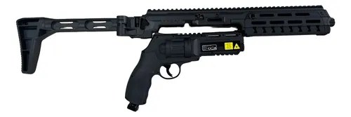 Revolver Umarex T4e Tr50 + Postas De Goma .50 + Kit Carabina Negro 1270 Mm - 3
