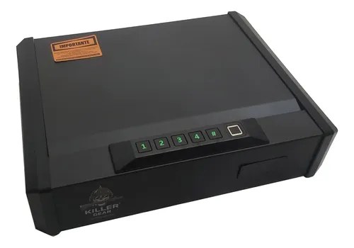Caja Fuerte Seguridad Acceso Rapido Para Guardar 2 Pistolas Negro - 3