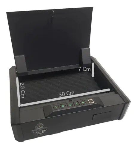 Caja Fuerte De Acceso Rápido Para Pistola Killer Gear Delta Color Negro - 3