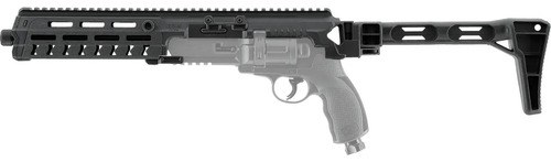 Kit Conversión Revolver Umarex T4e Tr50 Hdr50 A Carabina Negro 12 Mm