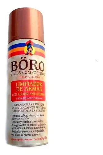 Limpiador De Armas Boro Con Accion Anti Tiempo En Aerosol