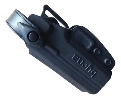 Pistolera Funda Holster Pistola Disuasiva Lanzadora Byrna Sd Zurdo Negro - 3