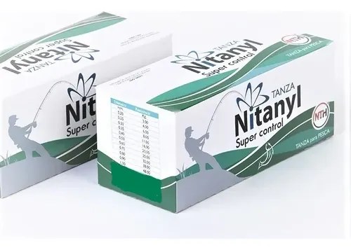 Línea Nylon Tanza De Pesca Nitanyl 0.30mm Caja X 1200m Trasparente