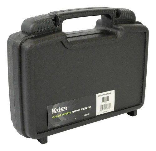 Caja Plastica Estuche Rigido Funda Transporte Pistolera Zurdo/diestro Negro