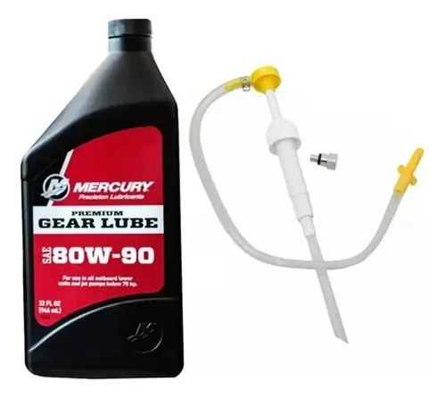 Aceite De Pata Mercury Sae 80w-90 Menos De 75hp Bomba Manual