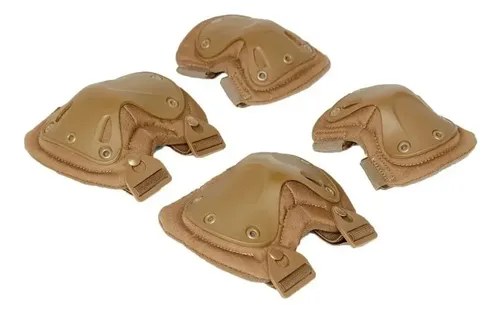 Protector Rodillas Y Codos Rbn Tactical 701 Tan Airsoft Tan Unico