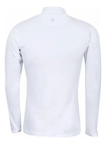Polera Termica Forest Hombre Blanca Fibra De Bamboo Blanco Xxl - 2