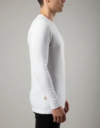 Remera Termica Fibra De Bamboo Uv Manga Larga Hombre Perla L - 3