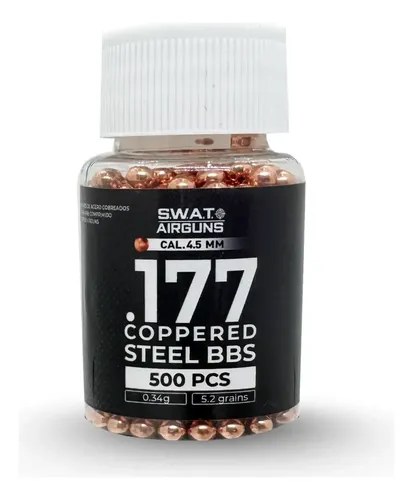 Balines De Acero Cobreados 4.5 Mm Pistola Aire Comprimido