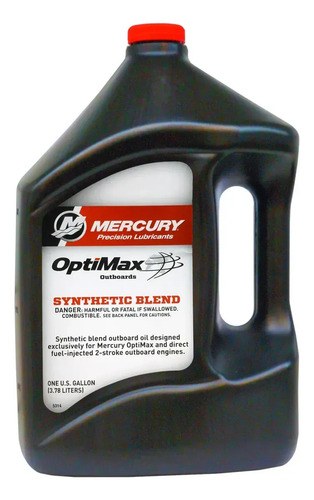 Aceite Mercury Motor Fuera De Borda 2t Optimax Mezcla Galón