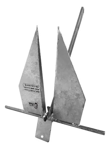 Ancla Tipo Danforth 6kg Acero Galvanizado Ro-an Para Lancha - 2