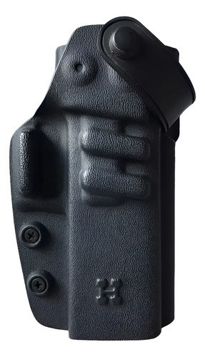 Funda Pistolera Táctica Externa Kydex Bersa Bp9 Fs Houston Diestro Negro - 3