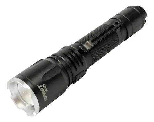 Linterna Tactica Recargable Spinit Pointmax 1200r Hunter Blanco Negro - 2