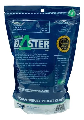Balines Airsoft Asg Blaster Plasticos 6 Mm 0.20g Bolsa X 1kg - 2