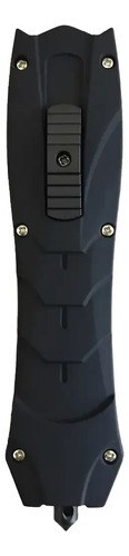 Navaja Automatica Frontal Otf Retráctil Rompe Vidrios Negro