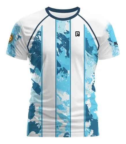 Remera Argentina Payo Gloria Eterna Filtro Uv Secado Rapido Gloria Eterna L