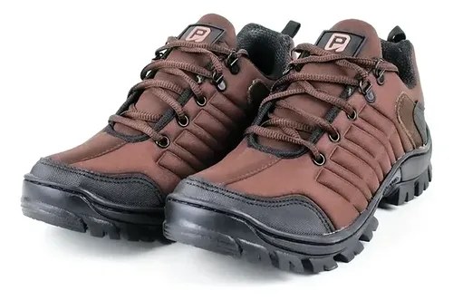 Zapatillas Hombre Cafe Trekking Montagne Payo Py2404 Cafe Lisa 44 Ar