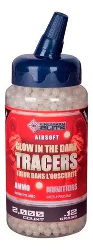Balines Plasticos Crosman Tracers Bbs 6 Mm .12 X2000 Airsoft