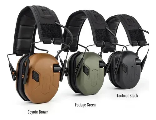 Protector Auditivo Electronico Earmor M300a Tiro Deportivo Verde Oscuro - 3