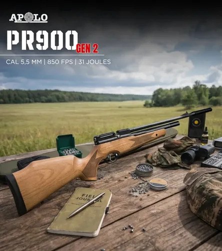 Rifle Pcp Pr900 Apolo Gen 2 5,5 Mm + Inflador 310 Bar+ Mira - 2