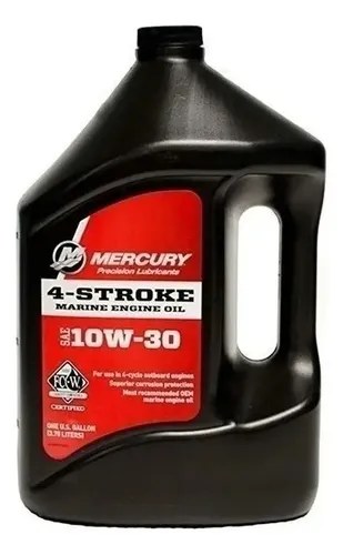 Aceite De Motor Mercury 10w30 4 Tiempos Bidon X 4 Litros