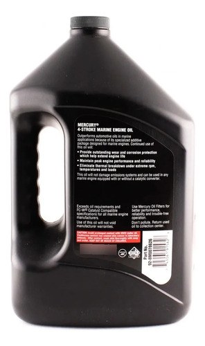 Aceite De Motor Mercury 10w30 4 Tiempos Bidon X 4 Litros - 2